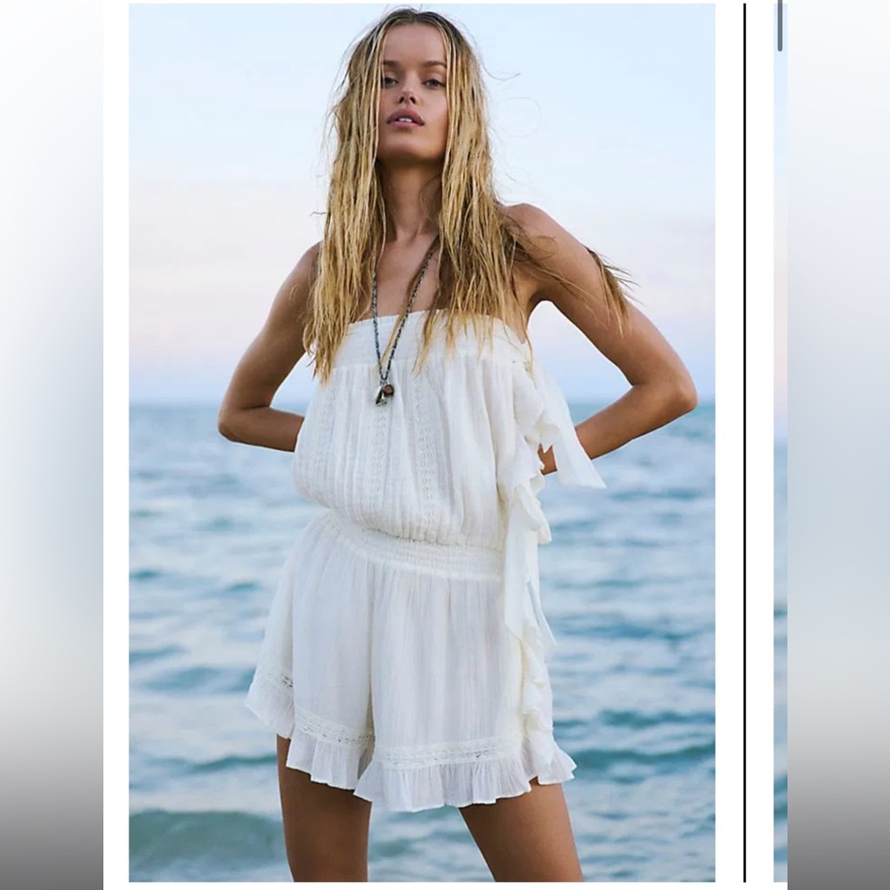 Free People Feeling Fancy Romper. Size: XS